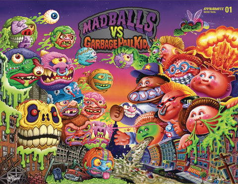 MADBALLS VS GARBAGE PAIL KIDS #1 JOE SIMKO JAMES GROMAN 1:10 Ratio Variant