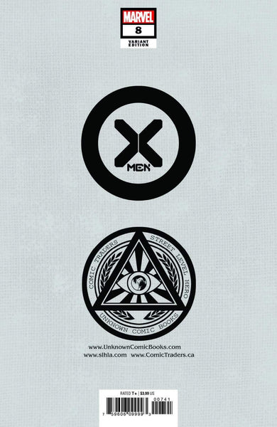 BUY 2 GET 1 FREE - X-MEN #8 MCKONE Unknown Illuminati/616 Virgin Variant MAGIK - 3 Copies