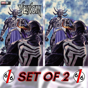 VENOM #2 MARCO TURINI 616 VARIANT SET Trade Dress & Virgin 1ST COVER APP MERIDIUS LTD 1000