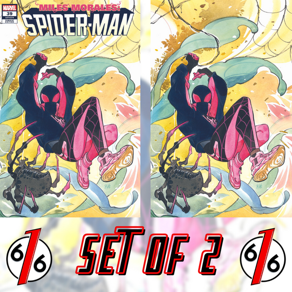 MILES MORALES SPIDER-MAN #39 SET PEACH MOMOKO 616 Trade Dress & Virgin Variant