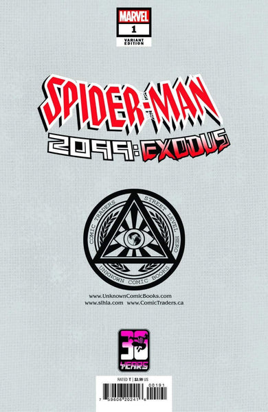 SPIDER-MAN 2099 EXODUS #1 ALAN QUAH Unknown 616 Virgin Variant