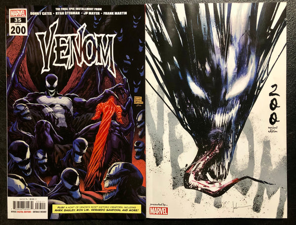 VENOM #35 200th Issue SET OF 2 Main Stegman Cover & Jock Variant