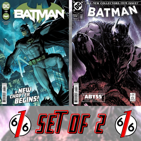 BATMAN #118 SET Main Molina & Bogdanovic Homage Variant ABYSS 1st App