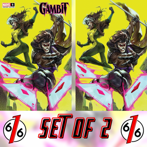 GAMBIT #5 IVAN TAO Unknown 616 Trade Dress & Virgin Variant Set ROGUE