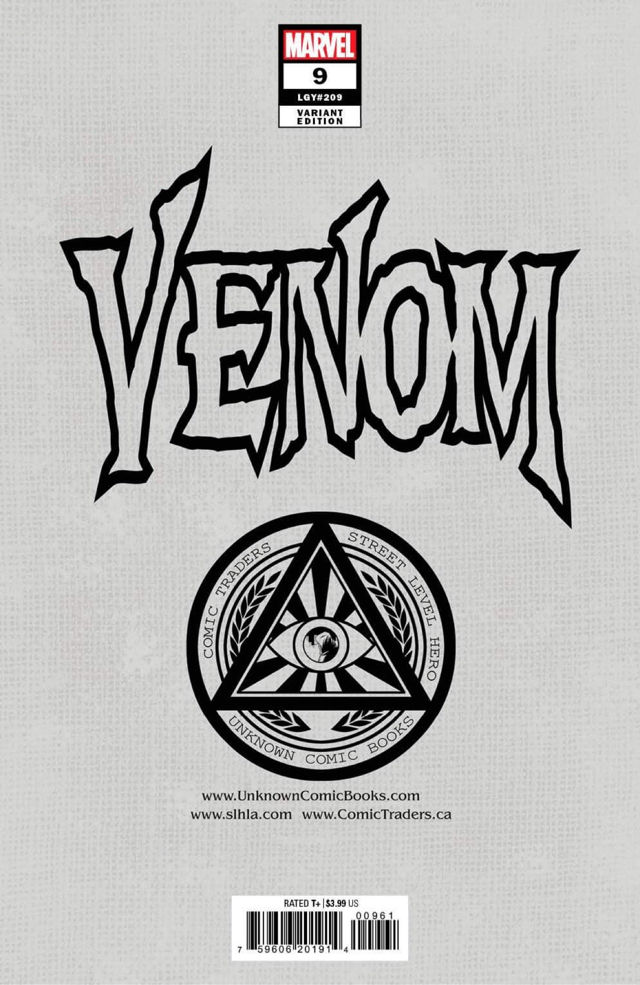 VENOM #9 SABINE RICH Unknown 616 Comics Trade Dress Variant – The