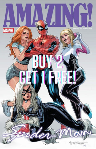 BUY 2 GET 1 FREE - AMAZING SPIDER-MAN #1 TYLER KIRKHAM Unknown/616 Trade Dress Variant - 3 Copies 