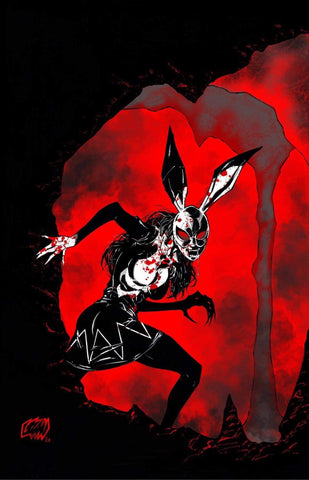 BUNNY MASK #2 FRANCK UZAN Bloody Virgin Variant LTD 300 Aftershock