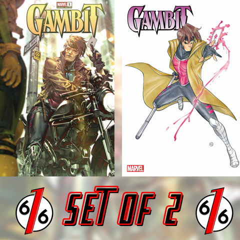 GAMBIT #1 SET KAEL NGU Unknown 616 Trade Dress & MOMOKO Variant