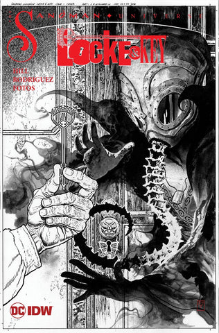 🚨🔥 LOCKE & KEY SANDMAN HELL & GONE #1 JH Williams B&W 1:25 Variant NM Gemini