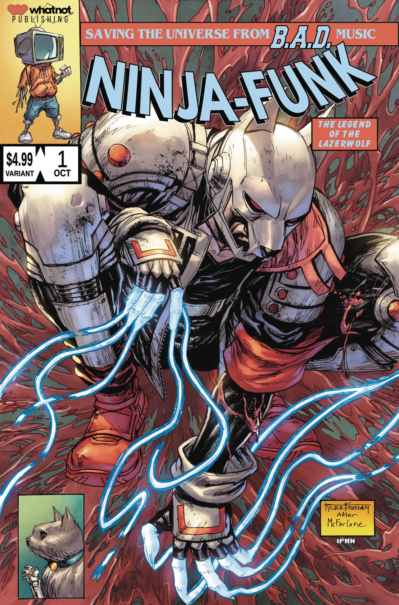 NINJA FUNK #1 TYLER KIRKHAM Cover C Spider-Man #1 Homage Whatnot Publishing