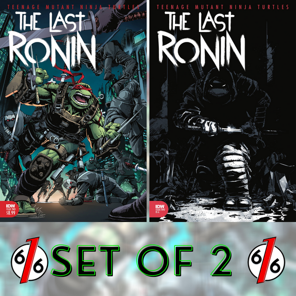🚨🔥🐢 TMNT THE LAST RONIN #2 SET OF 2 Main Cover & Sophie Campbell 1:10 Variant