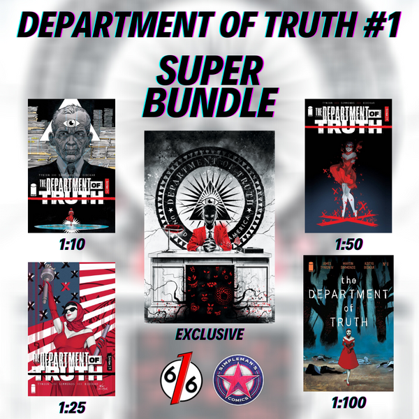 DEPARTMENT OF TRUTH #1 SUPER BUNDLE Set of 5 With Exclusive and Ratio Incentive Variants