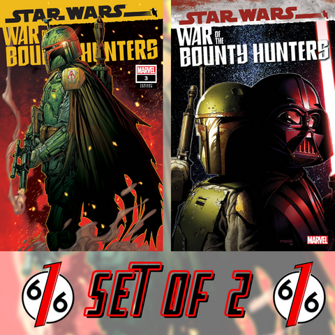 🚨🔥 STAR WARS WAR OF THE BOUNTY HUNTERS #3 SET Jonboy Meyers Variant & Main NM