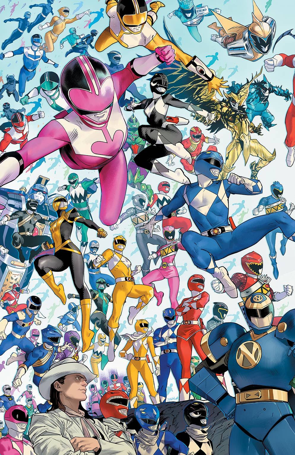MIGHTY MORPHIN & POWER RANGERS #1 SET OF 2 1:10 Mora Ratio Variant
