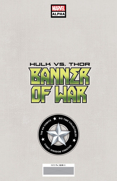 HULK VS THOR BANNER OF WAR ALPHA #1 KIRKHAM 616 Variant Set Trade & Virgin