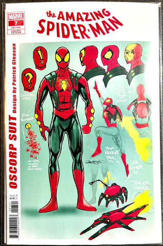 AMAZING SPIDER-MAN #7 PATRICK GLEASON Oscorp 1:10 Ratio Design Variant
