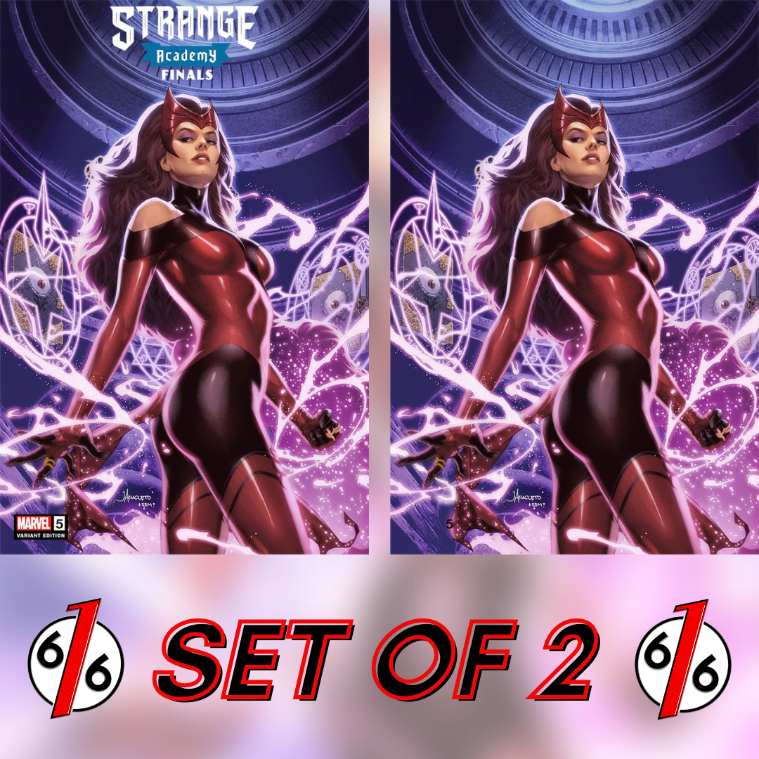 STRANGE ACADEMY 5 JAY ANACLETO Trade Dress & Virgin Variant SCARLET WITCH