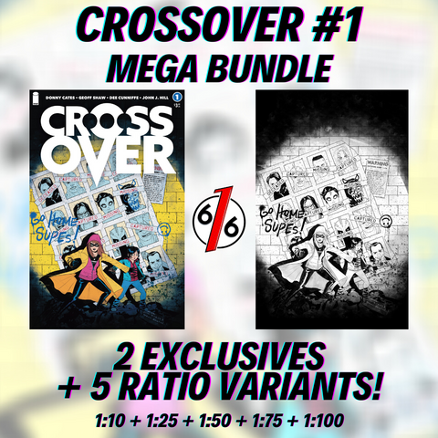 CROSSOVER #1 MEGAN HUTCHISON MEGA BUNDLE 2 Exclusive Variants + 5 Ratio Incentives