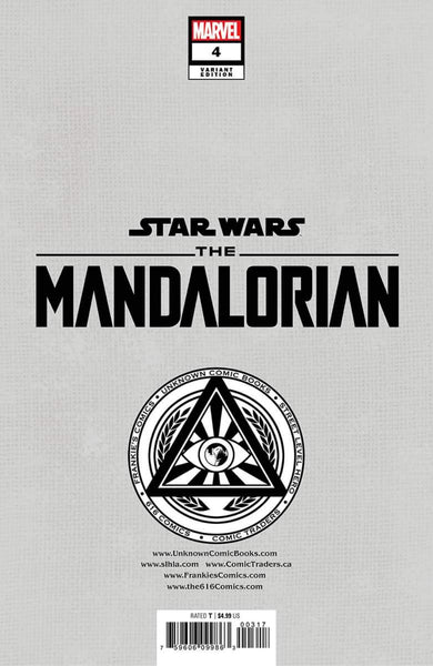 STAR WARS THE MANDALORIAN #4 ZIRCHER Trade Dress Variant GROGU