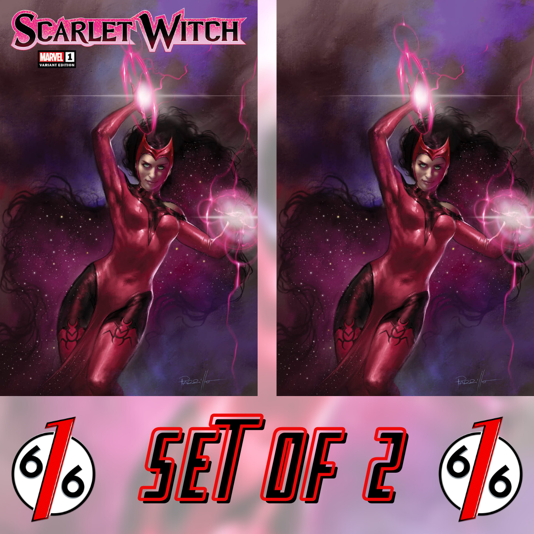 SCARLET WITCH #1 LUCIO PARRILLO 616 Comics Trade Dress & Virgin Variant Set