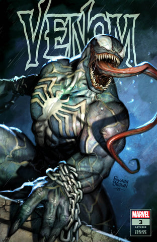 VENOM #3 RYAN BROWN 616 Exclusive Trade Dress Variant LTD 3000