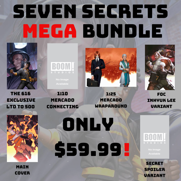 SEVEN SECRETS #1 MEGA BUNDLE Set of 6 Covers