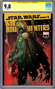 STAR WARS WAR OF THE BOUNTY HUNTERS #3 JONBOY MEYERS CGC 9.8 SS Yellow Label 616 Trade Dress Variant