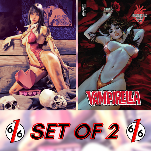 VAMPIRELLA VALENTINES SPECIAL 2022 TURINI Virgin Variant & Sozomaika Main