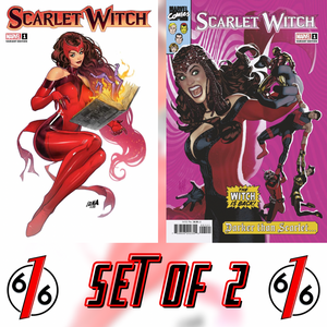 SCARLET WITCH #1 SET DAVID NAKAYAMA & ADAM HUGHES Homage Variant