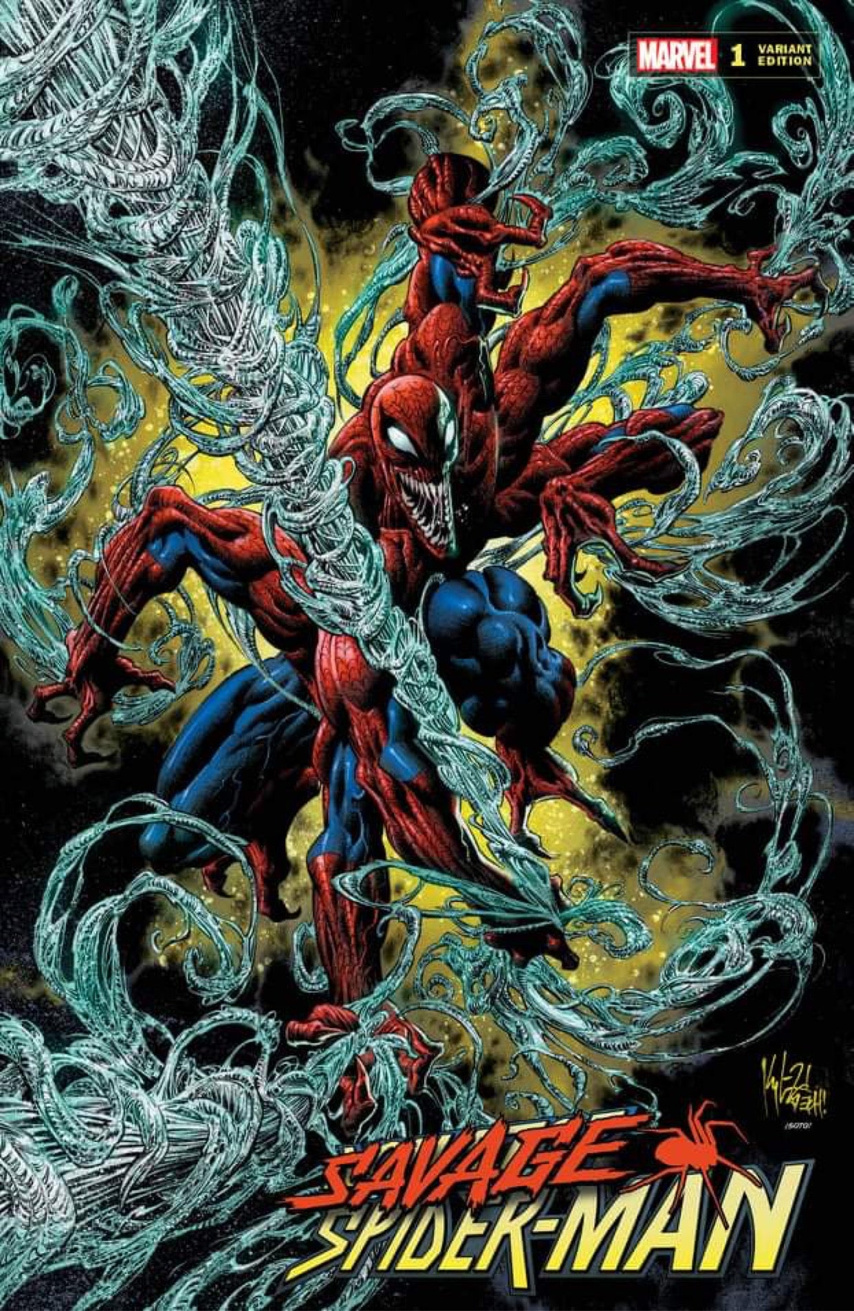 SAVAGE SPIDER-MAN #1 KYLE HOTZ CK Exclusive Trade Dress SAVAGE SPIDER-MAN #1 KYLE HOTZ CK Exclusive Trade Dress
