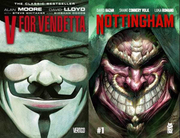 NOTTINGHAM #1 MATT DALTON 616 V For Vendetta Homage Variant LTD 200 COA