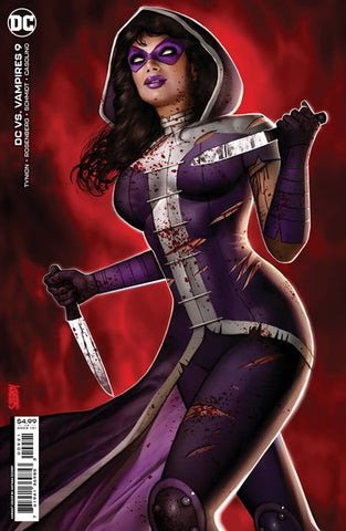 DC VS VAMPIRES 9 NATHAN SZERDY Cover B Card Stock Variant HUNTRESS