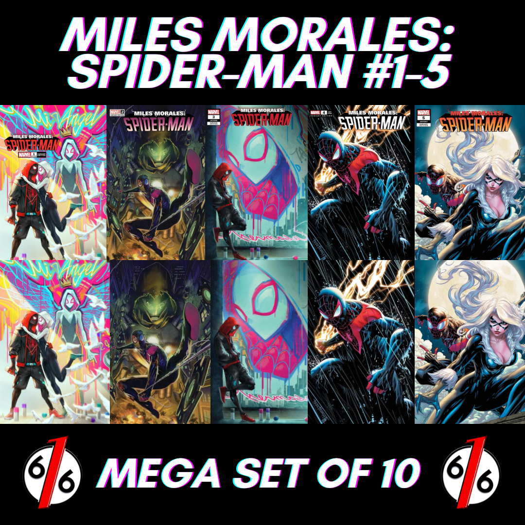 MILES MORALES SPIDER-MAN 1-5 TAO & HARVEY & KIRKHAM Variant Set Of 10 
