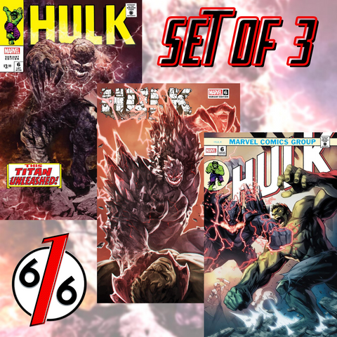 HULK #6 TURINI & SEGOVIA & SKAN Trade Dress Variant Set #105 & #181 Homage