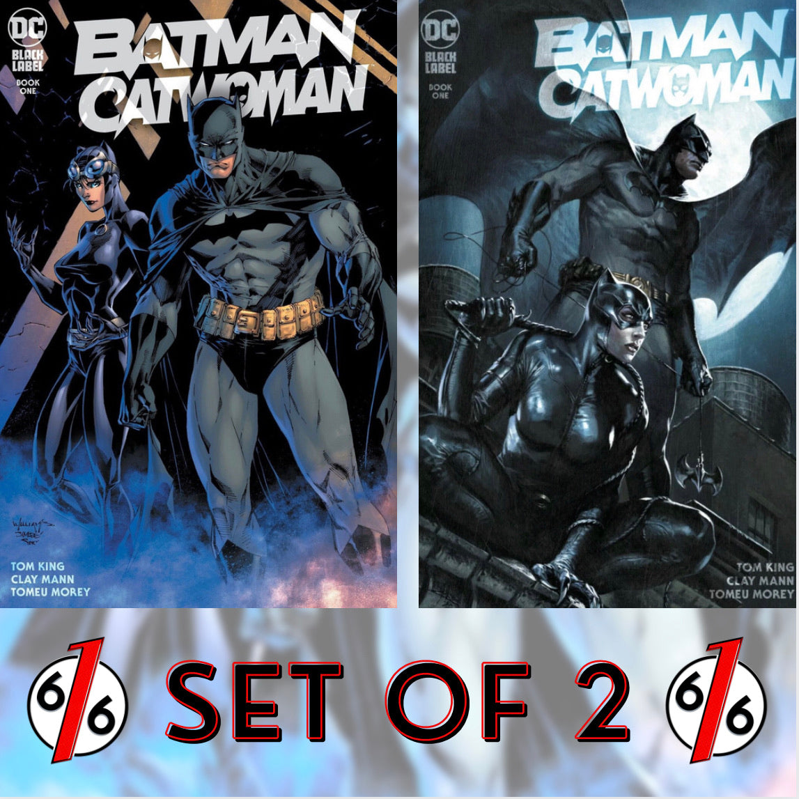 🚨🦇🔥 BATMAN CATWOMAN #1 SET OF 2 Variants Williams & Lee + Dell’Otto LTD 3000