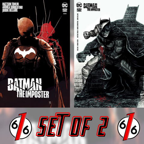 🚨🔥🦇 BATMAN THE IMPOSTOR #1 SET Cover A Sorrentino & B Lee Bermejo NM
