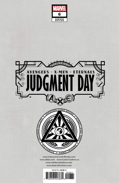 616 COMICS WEEK 42 TRADE DRESS BUNDLE AXE Judgment Day Omega 1 & ASM 13 & Mandalorian 5