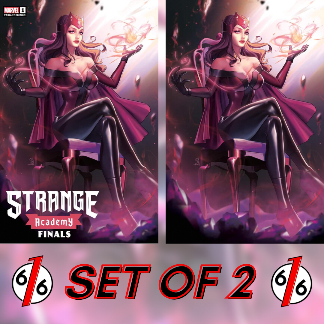 STRANGE ACADEMY FINALS #1 R1C0 Virgin Variant & FREE Trade Dress SCARLET WITCH