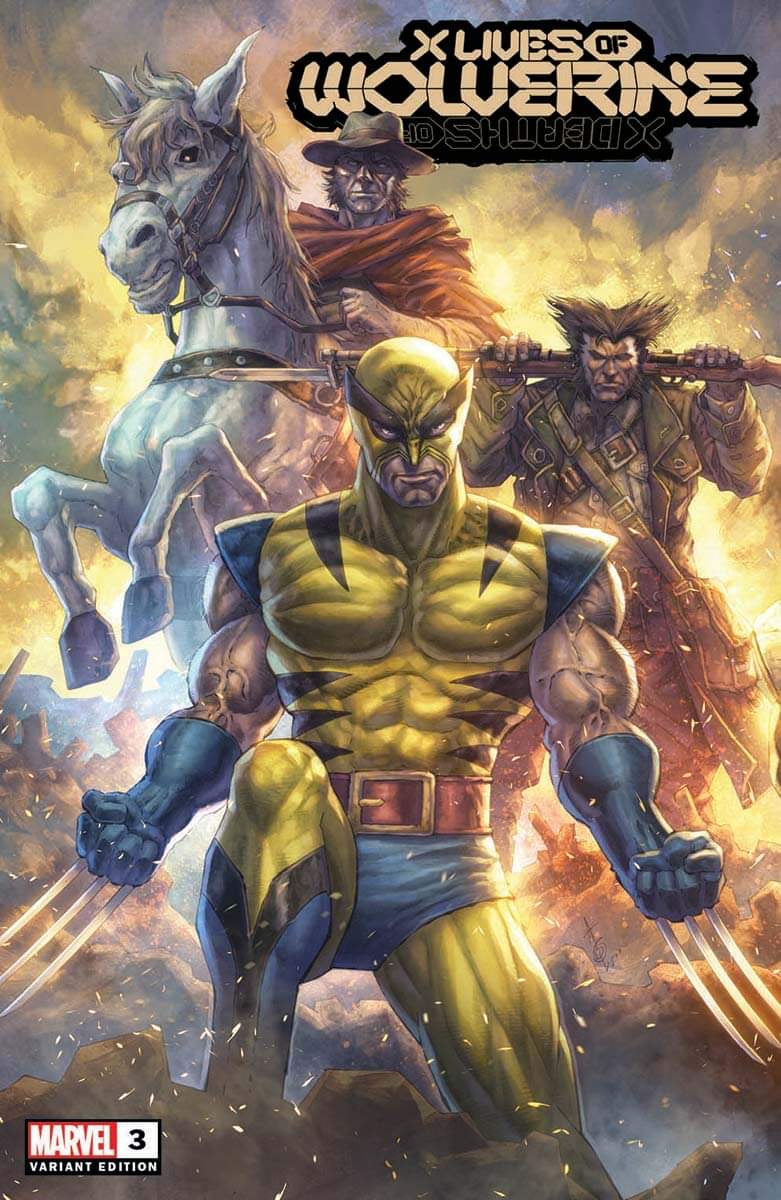 【正規品】 X Trade 4 Of Set Variant QUAH #3 WOLVERINE OF DEATHS & LIVES アメコミ