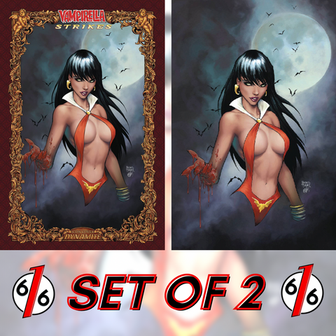 VAMPIRELLA STRIKES #1 MICHAEL TURNER 1:10 & 1:15 Ratio Variant Set