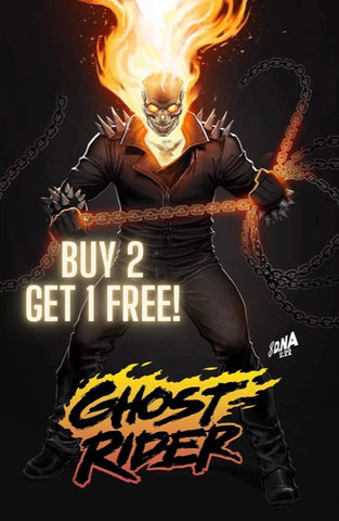 BUY 2 GET 1 FREE - GHOST RIDER #2 DAVID NAKAYAMA Unknown/616 Trade Dress Variant - 3 Copies 