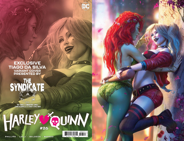 HARLEY QUINN 26 TIAGO DA SILVA 616 Trade Dress & Virgin & Foil Variant Set