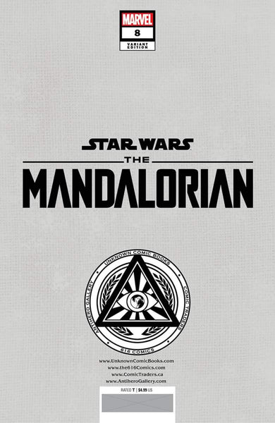 STAR WARS THE MANDALORIAN 1-8 Virgin Variant Mega Set