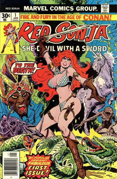 IMMORTAL RED SONJA 7 SPEARS Virgin Homage Variant She-Devil With A Sword 1