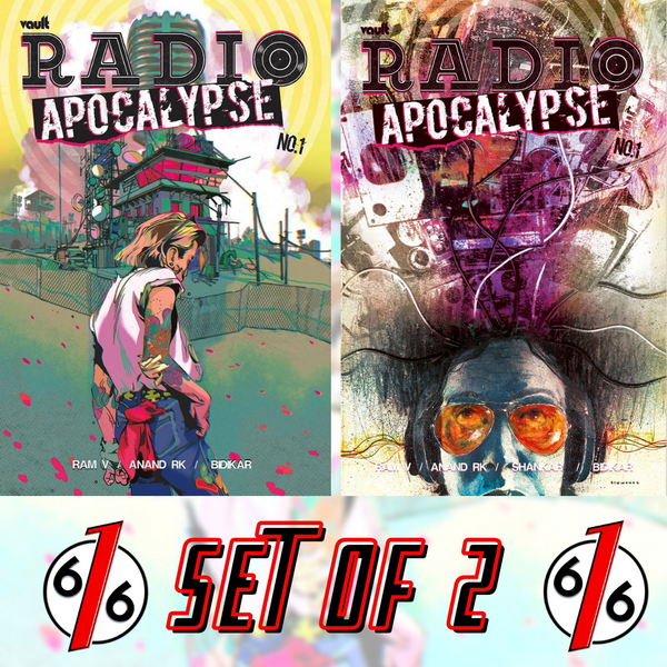 RADIO APOCALYPSE #1 SET Main Cover A Anand Rk & Simmonds Cover B