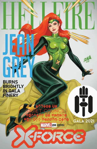 🚨🔥 X-FORCE #20 NAKAYAMA Exclusive Trade Dress Variant Jean Grey Hellfire Gala