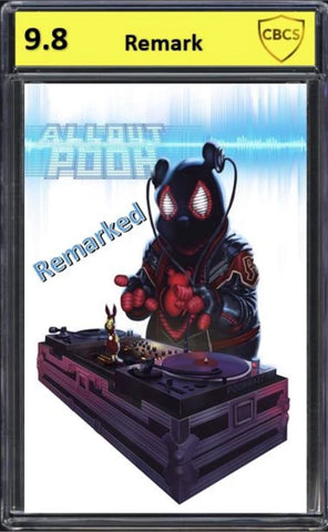 DJ POOH MARAT MYCHAELS CBCS 9.8 Signed & Remarked 1:25 Ratio Variant Miles Morales Rahzzah Homage LTD 25