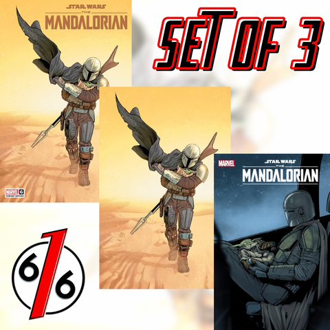 STAR WARS THE MANDALORIAN #6 SET YAGAWA Trade Dress & Virgin & 1:25 Variant