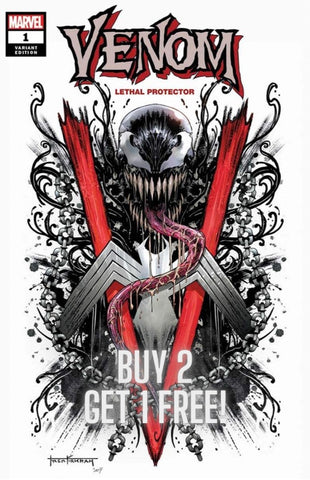 BUY 2 GET 1 FREE - VENOM LETHAL PROTECTOR #1 KIRKHAM Unknown/616 Trade Dress Variant - 3 Copies 