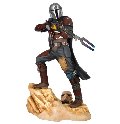 STAR WARS PREMIER COLLECTION THE MANDALORIAN MK1 Statue Ltd To 3000